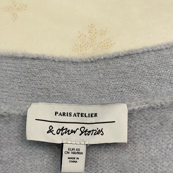 & Other Stories Puff Sleeve Cardigan - Picture 7 of 7